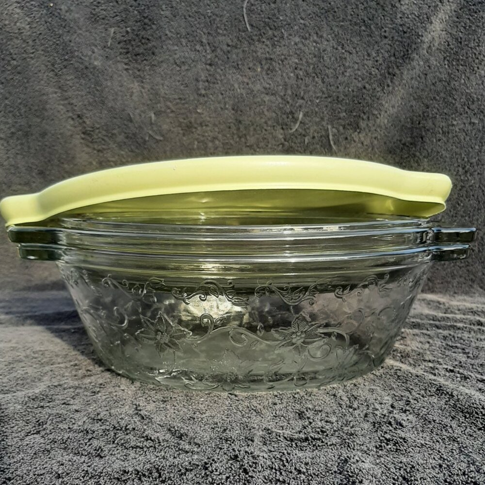 PRINCESS HOUSE FANTASIA CRYSTAL 3 PC 9x13 CASSEROLE BAKING DISH EUC